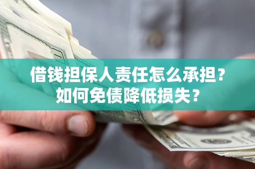 北京借钱担保人责任怎么承担？如何免债降低损失？