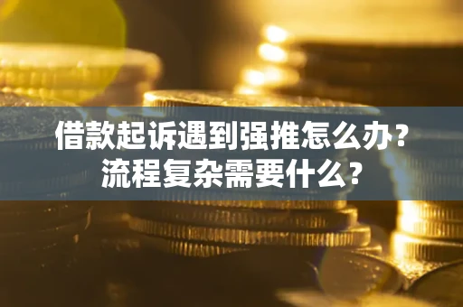 北京借款起诉遇到强推怎么办？流程复杂需要什么？