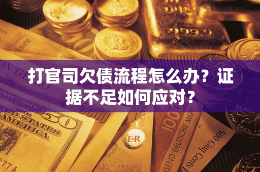 北京打官司欠债流程怎么办？证据不足如何应对？