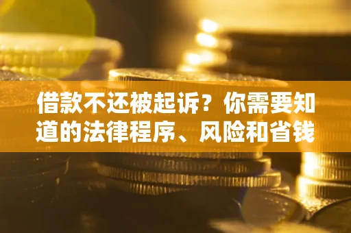 北京借款不还被起诉？你需要知道的法律程序、风险和省钱技巧